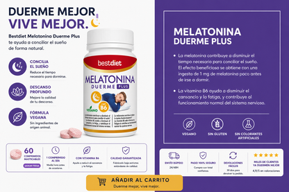 Melatonina Duerme Plus — 60 Cápsulas
